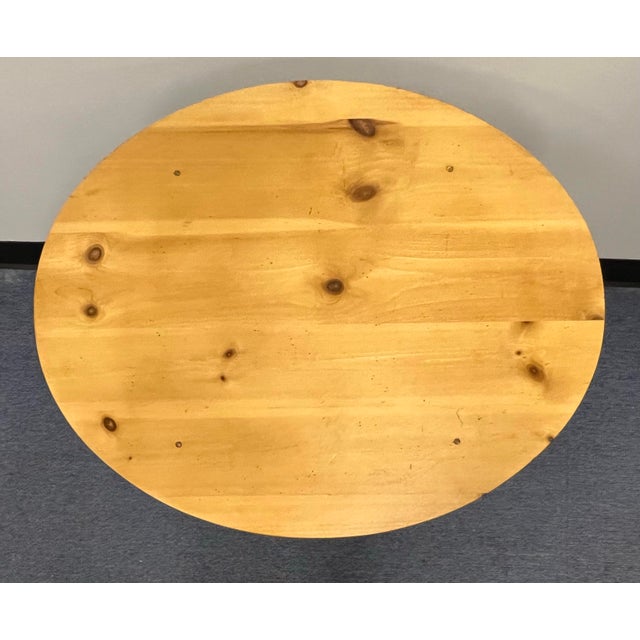 Wood Lane Furniture Museum of American Folk Art Pine Side Table For Sale - Image 7 of 10