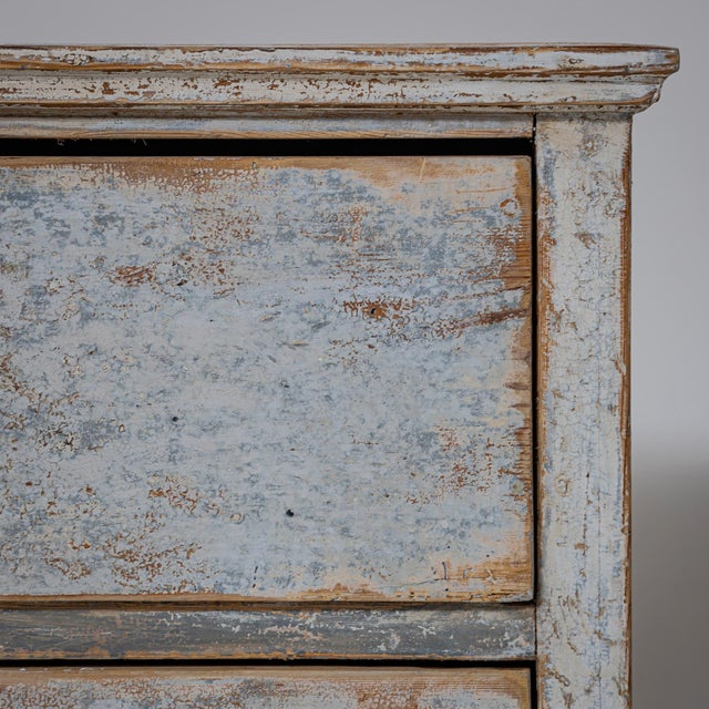 Biedermeier Chest of Drawers with Painted Historical Motifs, South Germany, 1830s For Sale - Image 5 of 9