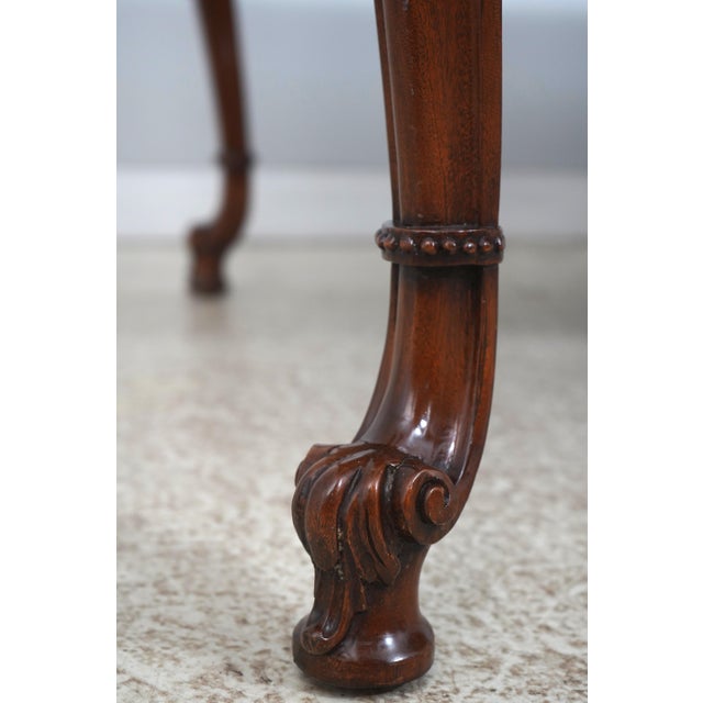Wood Karges French Louis XV Walnut Dining Room Table For Sale - Image 7 of 17