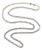 Italian Vintage Sterling Silver 24” Open Link Chain For Sale