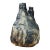 Vintage Abstract Expressionist Figurative Stoneware Vase For Sale