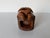 Brown 1990's Vintage Hand-Carved Wood Puzzle Box Sculpture, Signed For Sale - Image 8 of 12