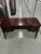 Hepplewhite Mid-20th Century Hepplewhite Federal Style Serpentine Mahogany Vanity/Desk Table With Mirror. For Sale - Image 3 of 13