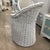 Alabaster Pair of Vintage Retro Wicker Upholstered Bar Stools For Sale - Image 8 of 10