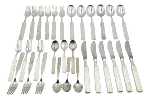 Austrian 30-Piece Cutlery by Peter Hagenauer, Set of 30