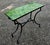 Moroccan Handcrafted Tamegroute Green Mosaic Console Table For Sale In Orlando - Image 6 of 7
