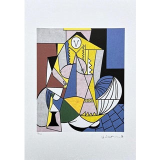 After Roy Lichtenstein, "Femme d'Alger ", 1990s, Silk-Screen For Sale