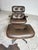 Herman Miller Herman Miller First Year 1956 Eames Lounge Chair and Ottoman, Newly Upholstered For Sale - Image 4 of 5