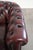 Red Cowhide Chesterfield 2.5-Seater Sofa in Oxblood Red For Sale - Image 8 of 14