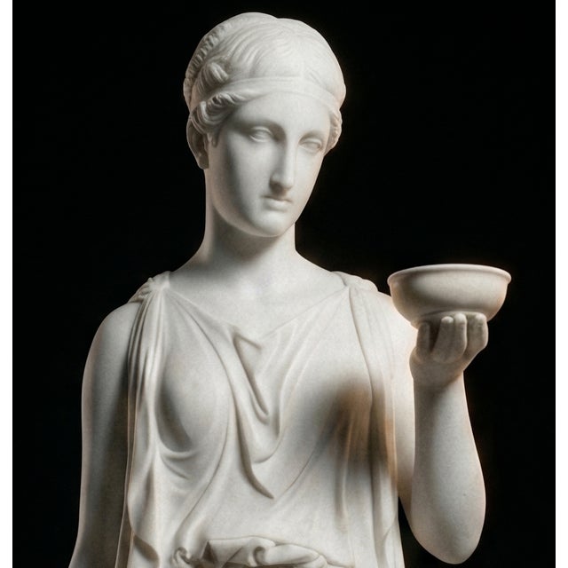 Stone Hebe by Bertel Thorvaldsen – Classical Marble Sculpture For Sale - Image 7 of 7