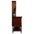 Metal Antique English Carved Walnut Mirror-Back Sideboard, 1900s For Sale - Image 7 of 13