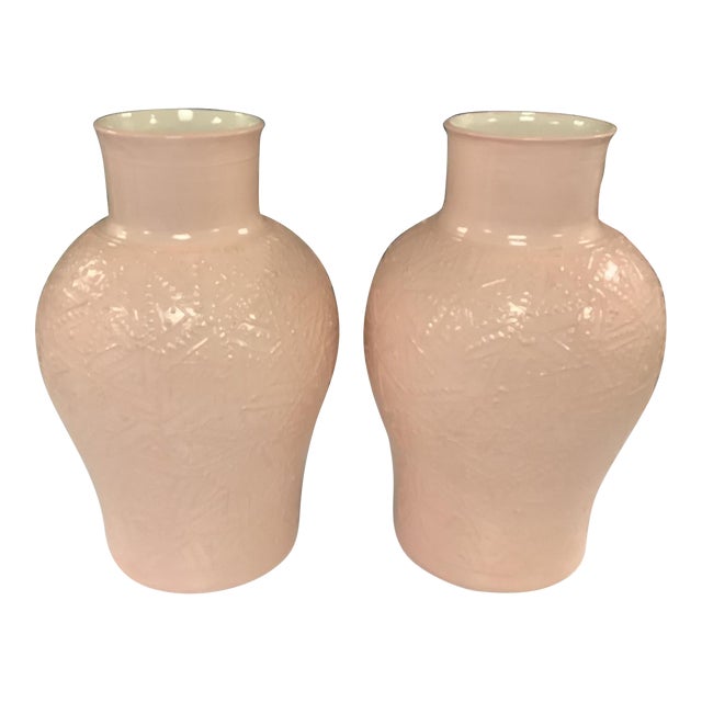 1990s Roy Hamilton Vases- Set of 2 For Sale