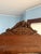 Turn-of-the-Century Victorian Carved Oak Hall Tree Bench With Original Brass Hardware & Mirror For Sale - Image 12 of 12
