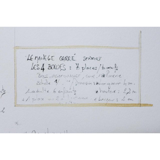 Contemporary François Delaroziere, Boeuf de manège, 2008, Lithograph For Sale - Image 3 of 4