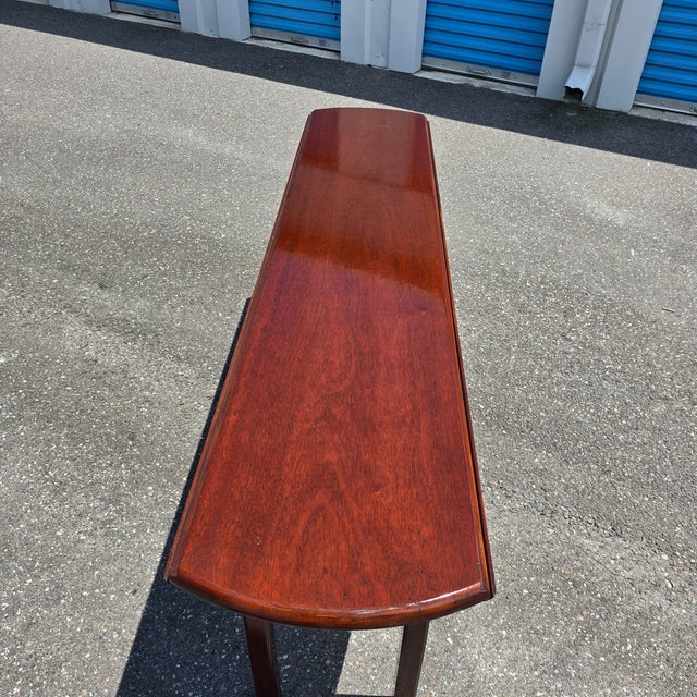 1960s Vintage Italian B. Altman & Co. Drop-Leaf Dining Table - Mid-Century Modern For Sale - Image 5 of 9