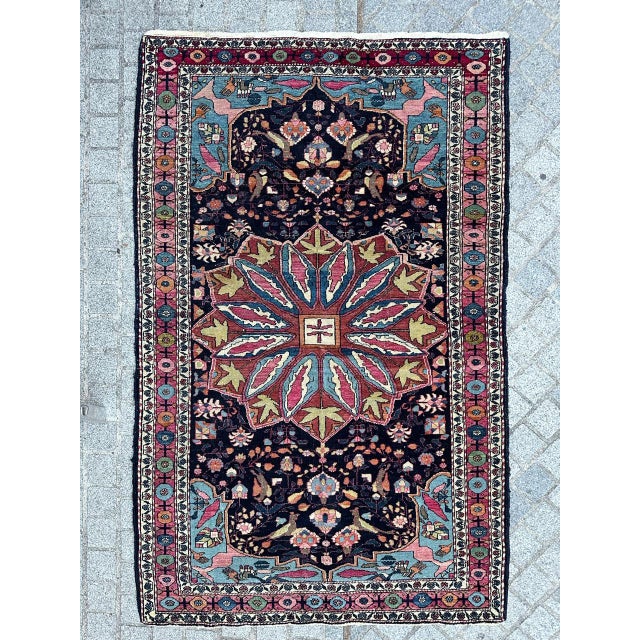 Antique Najaf Abad Rug, 1890s For Sale - Image 18 of 18