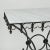1900 - 1909 Vintage French Pastry Table W/Iron Base + New Marble Top For Sale - Image 5 of 11