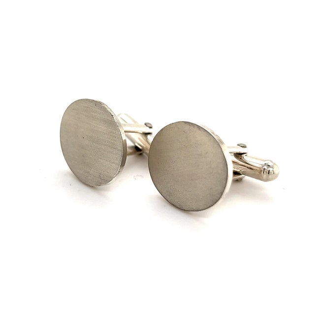 Tiffany & Co Estate Sand Blast Finish Cufflinks Sterling Silver 11.6 Grams TIF205 DETAILS Metal: Sterling Silver Weight:...