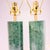 1990s Verde Polished-Marble Table Lamps - A Pair For Sale - Image 4 of 5