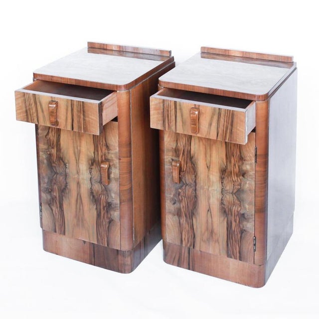 Vintage Bedside Cabinets, 1930s, Set of 2 For Sale - Image 6 of 13