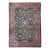 19th Century Oversized Persian Farahan Sarouk Rug, Hand-Knotted Wool, Allover Geometric Design, Navy & Red, 11x17 For Sale