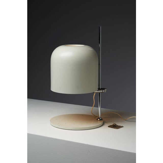 Model 4832' table lamp designed by the industrial designer André Ricard for Metalarte in Spain during the 1960s. A fine...