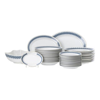 Porcelain Dinner Service from Vista Alegre, Set of 38 For Sale