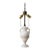 Neoclassical Alabaster Urn Lamp, Early 20th Century For Sale