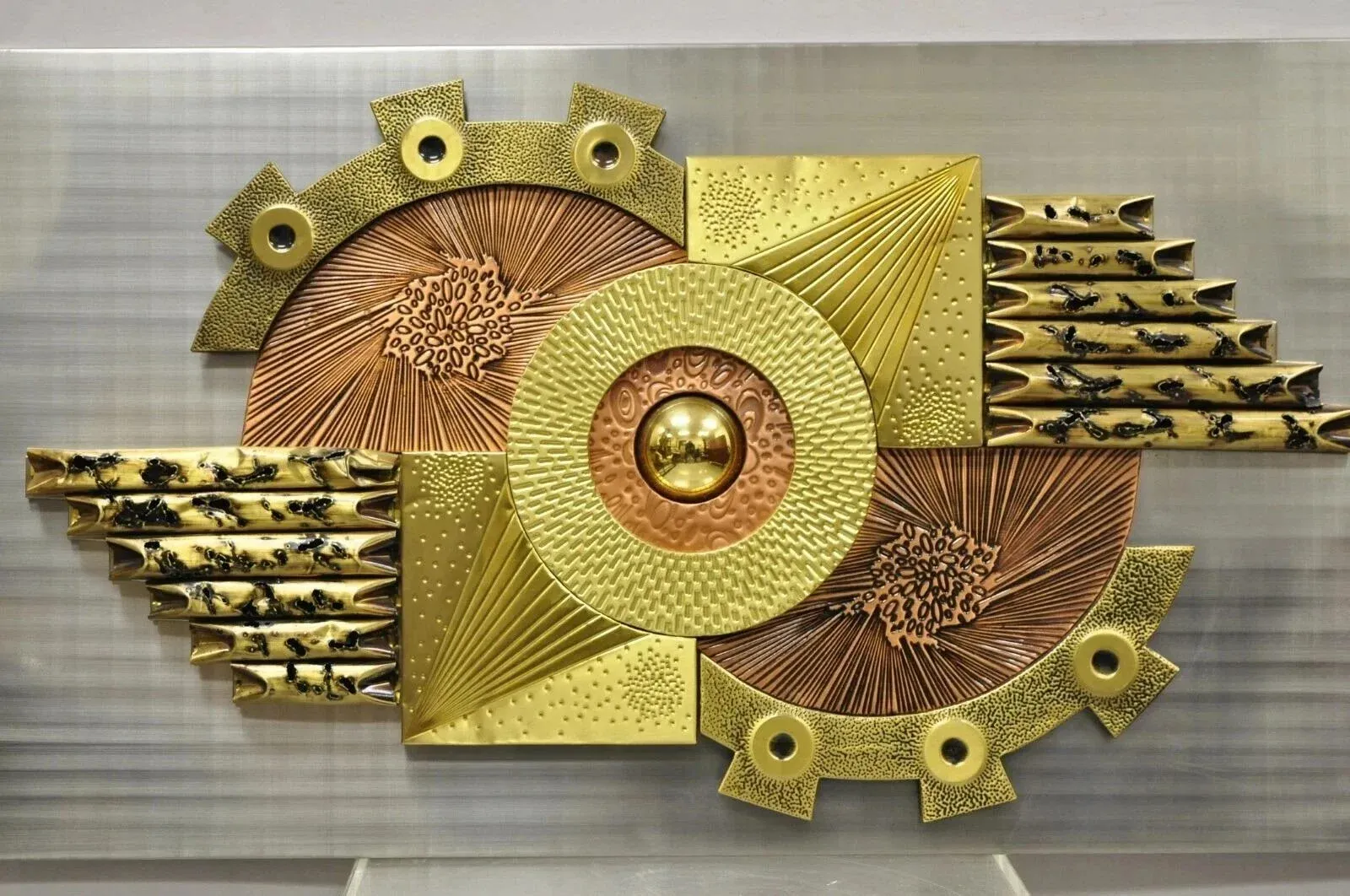 2個セットウォールアート 金属モダンアート Stephen Chun Late 20th Century Vintage Stephen Chun Mid Century Modern