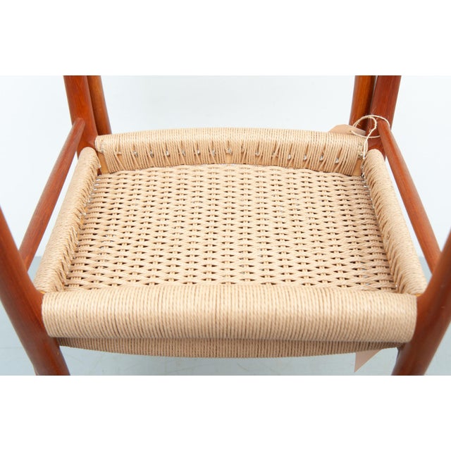 Brown Vintage Model 75 Dining Chairs in Teak by Niels Otto Møller for J. L. Møller Møbelfabrik, 1950s, Set of 4 For Sale - Image 8 of 10