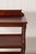 Brown Late 19th Century Victorian English Mahogany 3-Tier Trolley on Casters For Sale - Image 8 of 10