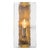 Wall Lamps in Vintage Brass and Handblown Glass, Set of 2 For Sale - Image 3 of 8
