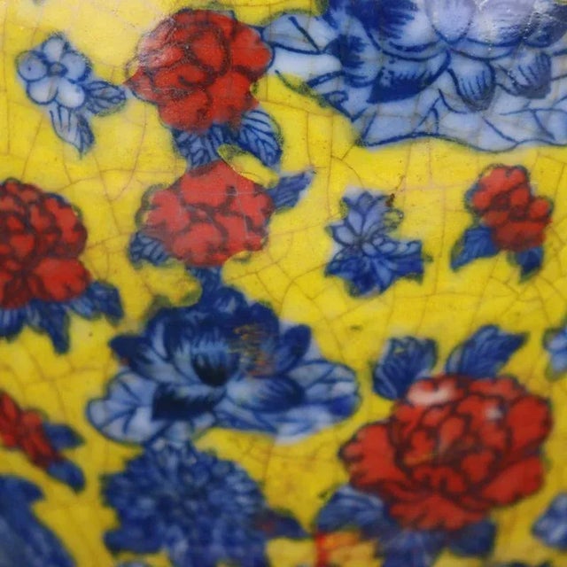 Chinese Vintage Ceramic Pot,Qing Dynasty Kangxi Marked Blue and White Famille Verte Porcelain Jar Hand Painted Cloud Dragon Pattern For Sale In Seattle - Image 6 of 8