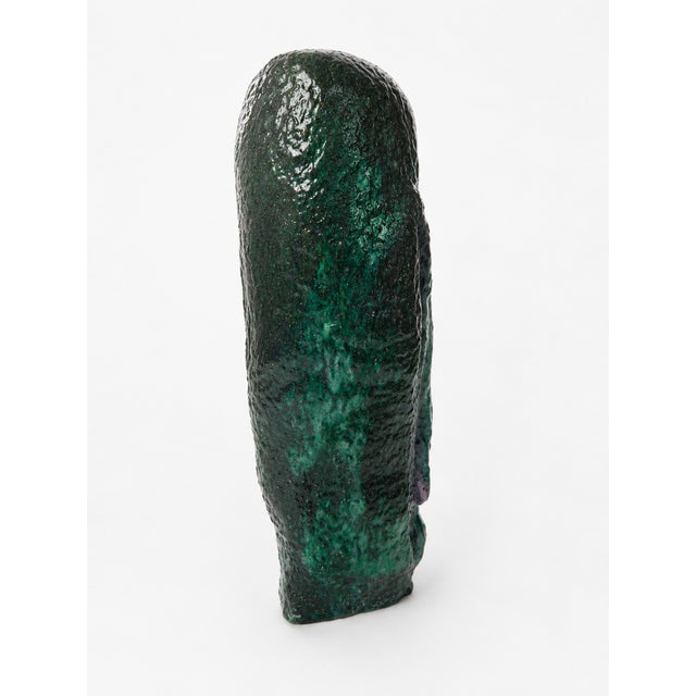 1970s French Brutalist Ceramic Totem Sculpture, 1970s For Sale - Image 5 of 7