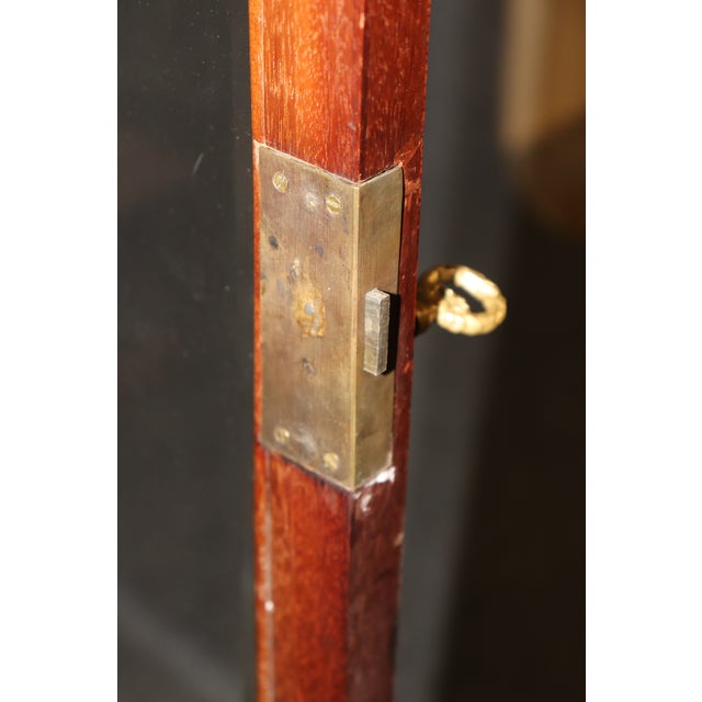 19th C French Louis XV Style Bronze Ormolu Mounted and Parquetry Inlaid Vitrine. For Sale - Image 9 of 14