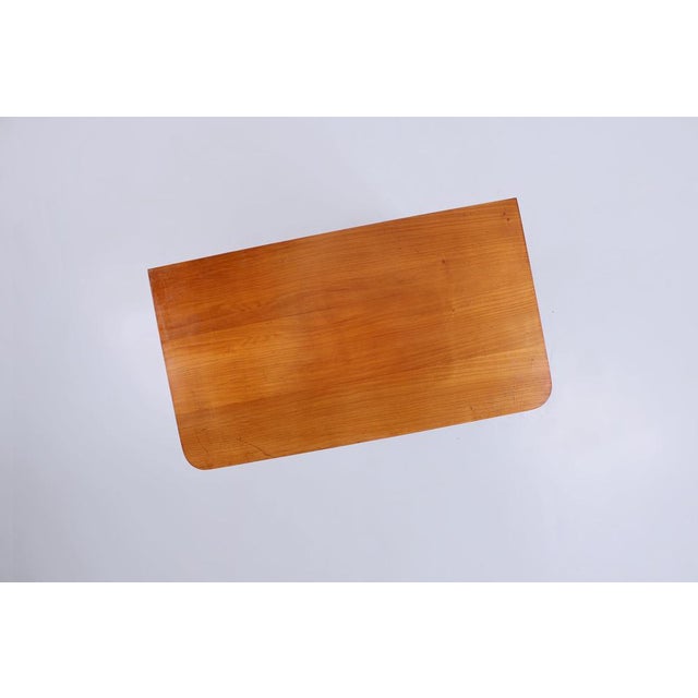 Wood Danish Spindle Side Table with Magazine Rack, 1950s For Sale - Image 7 of 17