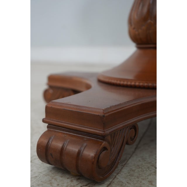 Cherry High Top Round Pub Table For Sale - Image 4 of 10