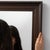19th Century France Brown Wood Mirror For Sale - Image 9 of 9