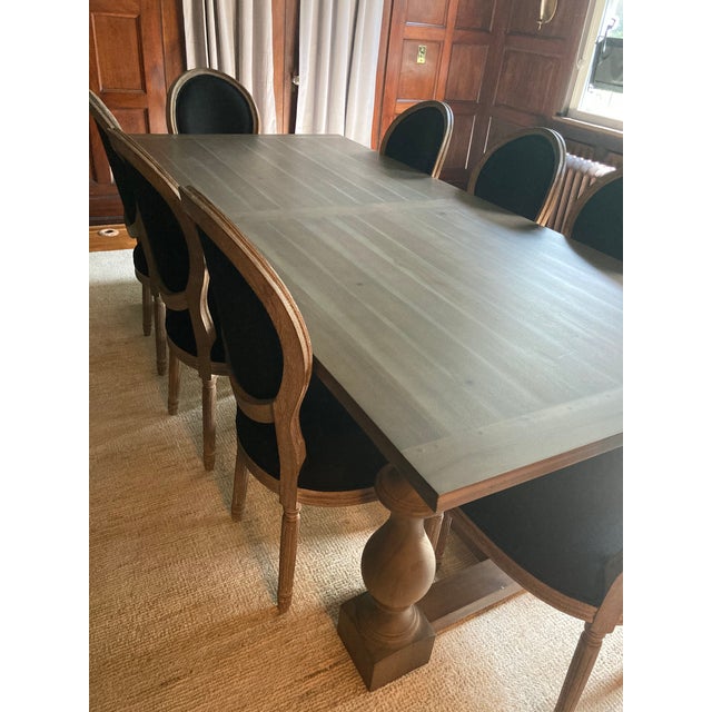 Restoration Hardware Dining Set 9 Pieces Chairish