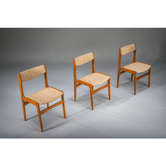 Teak Dining Chairs attributed to Erik Buch for Anderstrup Stolefabrik, Denmark, 1970s, Set of 3, Set of 3 For Sale - Image 14 of 16