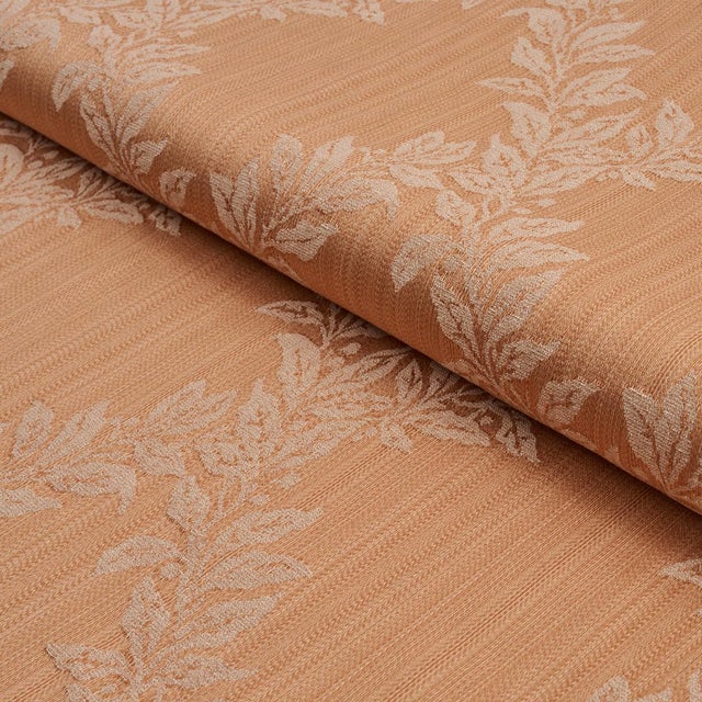 Schumacher Schumacher Tyninghame Trellis Fabric In Spice For Sale - Image 4 of 5