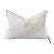 European Vintage Style Creme Velvet Accent Pillow With Down Insert For Sale