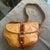 1990s Iconic Brown Leather and Velvet Messanger Bag by Roberta Di Camerino For Sale - Image 18 of 18
