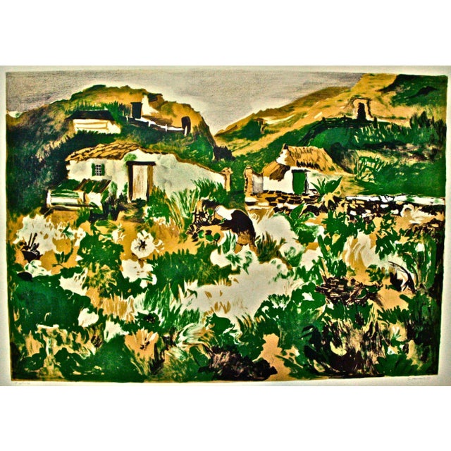 Lithograph on paper. Hand Signed and numberd\. Artist's Proof. First State. Very good condition. This piece is attributed...