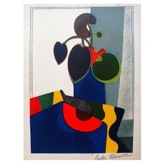 André Minaux, Still Life, 1970s, Lithograph For Sale