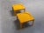 Fiberglass Side Tables by Marc Berthier for Prisunic, 1970s, Set of 2 For Sale - Image 3 of 18