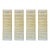 Contemporary Italian Luxury Brass Wall Sconce in Diamanted Murano Glass Flush Mount – Lot of 4 Pieces For Sale