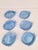 Blue Ceramic Fish Plates by Aimé De Grimaud, France, 1970, Set of 6 For Sale - Image 6 of 10