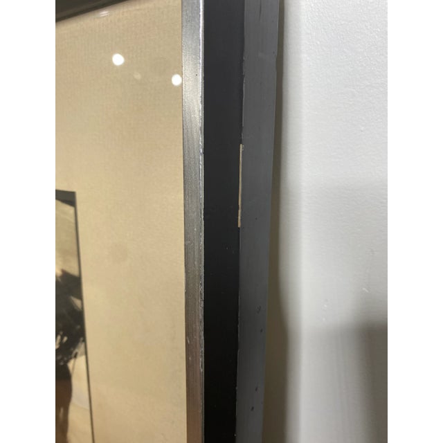 Late 20th Century Figurative Abstract Ink and Gouache Painting by Joseph Jankowski, Framed For Sale - Image 10 of 13