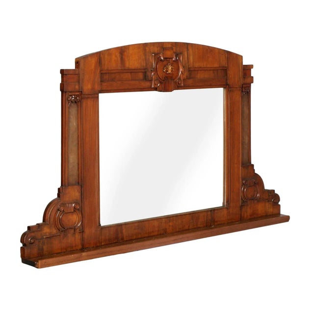 Neoclassical Wall or Fireplace Mirror, 1850s For Sale - Image 6 of 6